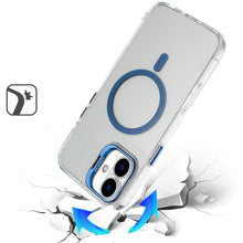For iPhone 17 Case Metallic Camera Stand with Magnetic Circle + Tempered Glass