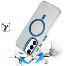 For Samsung S25 FE Case Metallic Camera Stand Magnetic Circle + Tempered Glass
