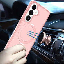 For Samsung S25 FE Case Metal Circle Ring Stand Rugged Cover + Tempered Glass