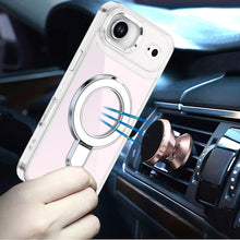 For iPhone Air Case Radiant Chrome with Magnetic Circle Stand + Tempered Glass