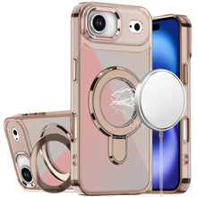 For iPhone Air Case Radiant Chrome with Magnetic Circle Stand + Tempered Glass