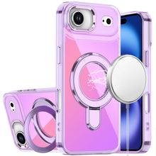 For iPhone Air Case Radiant Chrome with Magnetic Circle Stand + Tempered Glass