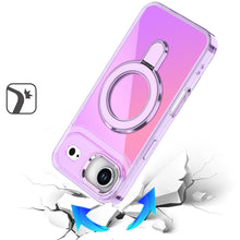 For iPhone Air Case Radiant Chrome with Magnetic Circle Stand + Tempered Glass