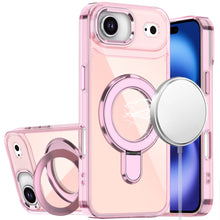 For iPhone Air Case Radiant Chrome with Magnetic Circle Stand + Tempered Glass