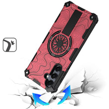 For Samsung A16 5G Case Design Shockproof Magnetic Circle Stand + Tempered Glass