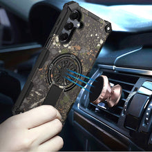 For Samsung A16 5G Case Design Shockproof Magnetic Circle Stand + Tempered Glass