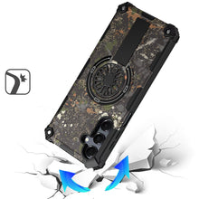 For Samsung A17 5G Case Design Shockproof Magnetic Circle Stand + Tempered Glass