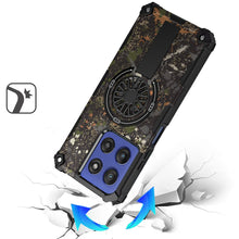 For Moto G Stylus 2025 Case Design Magnetic Circle with Stand + Tempered Glass