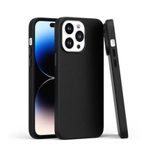 For iPhone 11 6.1 in. Case Magnetic Circle PU Leather Cover + Tempered Glass