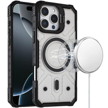 For iPhone 16 PRO MAX Case Rugged Camera Stand Magnetic Circle + Tempered Glass