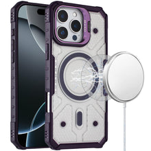 For iPhone 16 PRO MAX Case Rugged Camera Stand Magnetic Circle + Tempered Glass