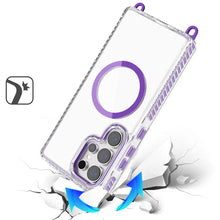 Samsung Galaxy S24 Ultra Case Long Matching Lanyard Magnetic Circle Phone Cover