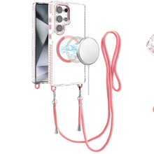 Samsung Galaxy S24 Ultra Case Long Matching Lanyard Magnetic Circle Phone Cover
