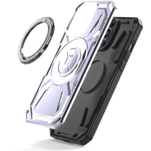 For iPhone 13 Pro Max 6.7 inch Case Magnetic Circle Metal Rotating Stand Cover