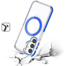 For Samsung A17 5G Case Magnetic Circle Camera Lens Stand Cover + Tempered Glass