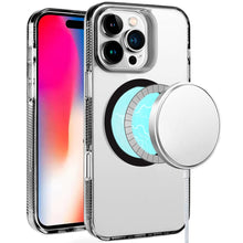 For iPhone 16 Pro 6.3in Case Magnetic Circle Grip Sides Cover + Tempered Glass