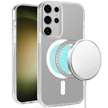 For Samsung S23 Ultra Case Magnetic Ring Grip Sides Clear Hybrid Phone Cover