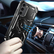 For Samsung Galaxy S24+ Plus Case Magnetic Charging Rugged Shockproof Ringstand