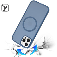 For iPhone 12 Pro Max Case Magnet Circle Soft Touch Translucent + Tempered Glass