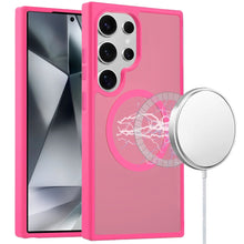Samsung Galaxy S24 Ultra Case Magnetic Circle Soft Touch Translucent Phone Cover
