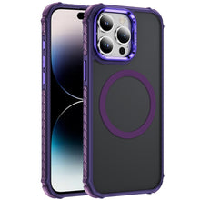 For iPhone 14 PRO MAX 6.7 in. Case Metal Camera Lens Stand Cover Magnetic Circle