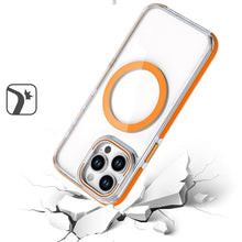 For iPhone 15 Pro Max Case Magnetic Circle Camera Lens Stand + 2 Tempered Glass