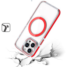 For iPhone 15 Pro Max Case Magnetic Circle Camera Lens Stand + 2 Tempered Glass