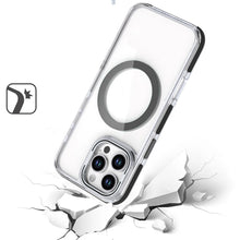 For iPhone 16 PRO MAX Case Magnetic Circle Camera Lens Stand + Tempered Glass