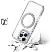 For iPhone 16 PRO MAX Case Magnetic Circle Camera Lens Stand + Tempered Glass