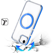 For iPhone 16e Case Magnetic Circle Camera Lens Stand Cover + Tempered Glass