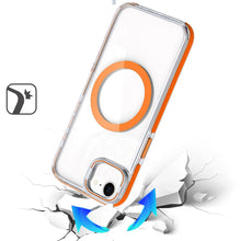 For iPhone 16e Case Magnetic Circle Camera Lens Stand Cover + Tempered Glass