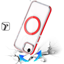 For iPhone 16e Case Magnetic Circle Camera Lens Stand Cover + Tempered Glass
