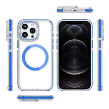 For iPhone 12 Pro Max Case Magnetic Circle Camera Lens Stand + Tempered Glass