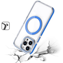 For iPhone 12 Pro Max Case Magnetic Circle Camera Lens Stand + Tempered Glass