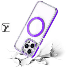 For iPhone 12 Pro Max Case Magnetic Circle Camera Lens Stand + Tempered Glass