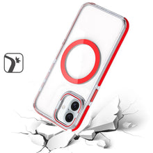 For iPhone 16 6.1inch Case Magnetic Circle Camera Lens Stand + Tempered Glass