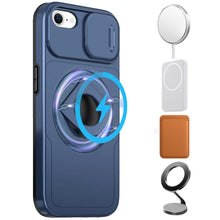 For iPhone SE 3/SE 2 iPhone 8/7 Case Full Protection w/ Stand + Tempered Glass