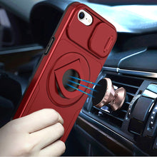 For iPhone SE 3/SE 2 iPhone 8/7 Case Full Protection w/ Stand + Tempered Glass