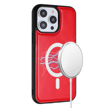 For iPhone 15 Pro Max Case Detacheable Magnet Circle Wallet +2 Screen Protectors