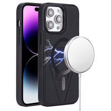 For iPhone 15 PRO Case Foldable Stand Magnetic Charging Cover + 2 Tempered Glass