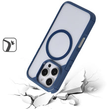 For iPhone 16 Pro 6.3in Case Magnetic Circle Premium Protection + Tempered Glass