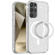 For Samsung Galaxy S24+ Plus Case Glitter Translucent Magnetic Charging Cover
