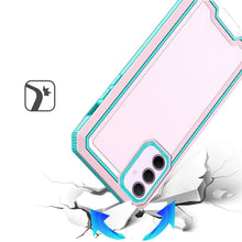 For Samsung A36 Case Strong Fused Protective Hybrid Cover + Tempered Glass