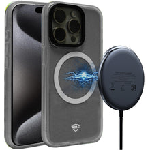 For iPhone 15 PRO Case Magnetic Charging Translucent Cover + 2 Tempered Glass