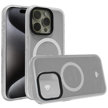For iPhone 15 PLUS Case Magnetic Charging Translucent Cover + 2 Tempered Glass