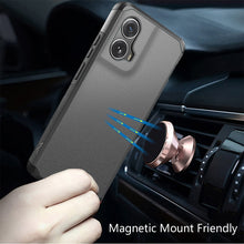 For Motorola Edge 5G (2024) Case Cover Tough Hybrid (Magnet Mount Friendly)