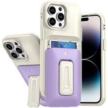 For iPhone 14 PRO MAX 6.7 in.Case Card Holder Cover with Kickstand and Strap