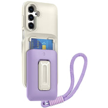 For Samsung A16 5G Case Card Holder with Kickstand and Strap + Tempered Glass