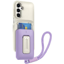 For Samsung A17 5G Case Card Holder with Kickstand and Strap + Tempered Glass