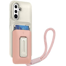 For Samsung A36/A56 Case Card Holder Cover Kickstand and Strap + Tempered Glass